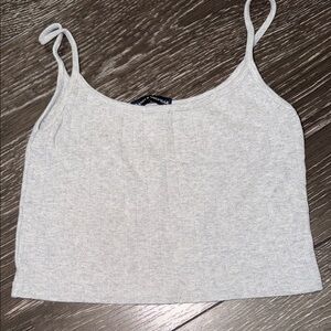 Brandy melville cropped grey tank